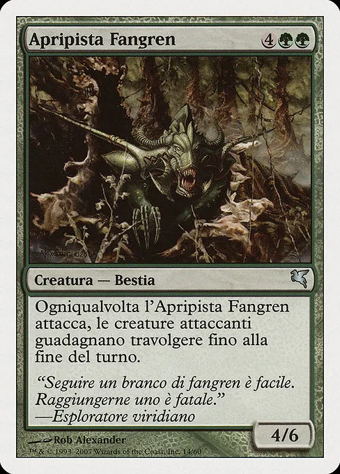 Fangren Pathcutter (Italian) - "Apripista Fangren"