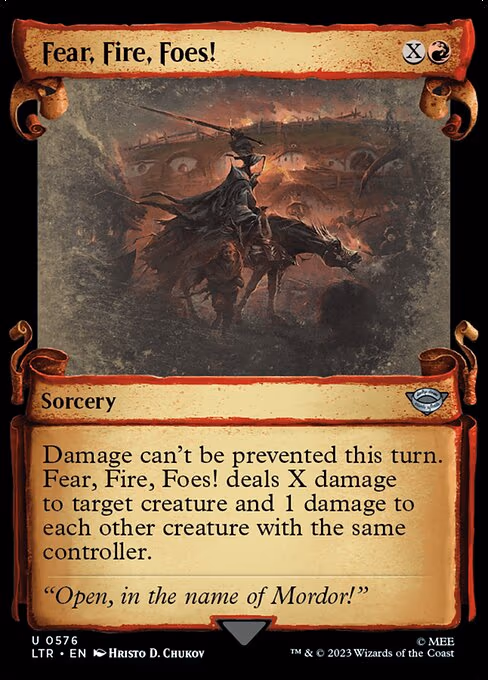 Fear, Fire, Foes!
