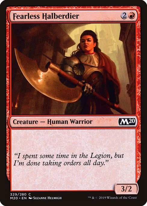 Fearless Halberdier - C (329)