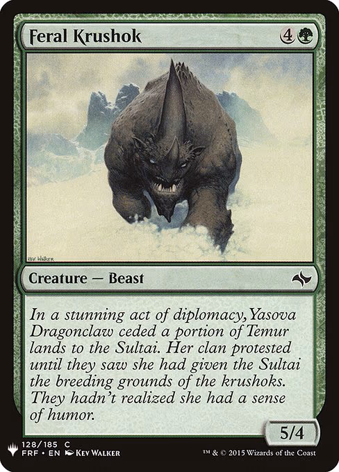 Feral Krushok - C (128)