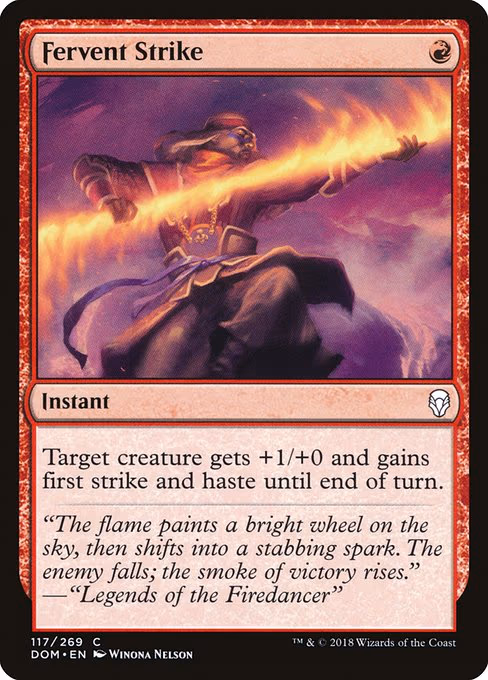 Fervent Strike - C (117)