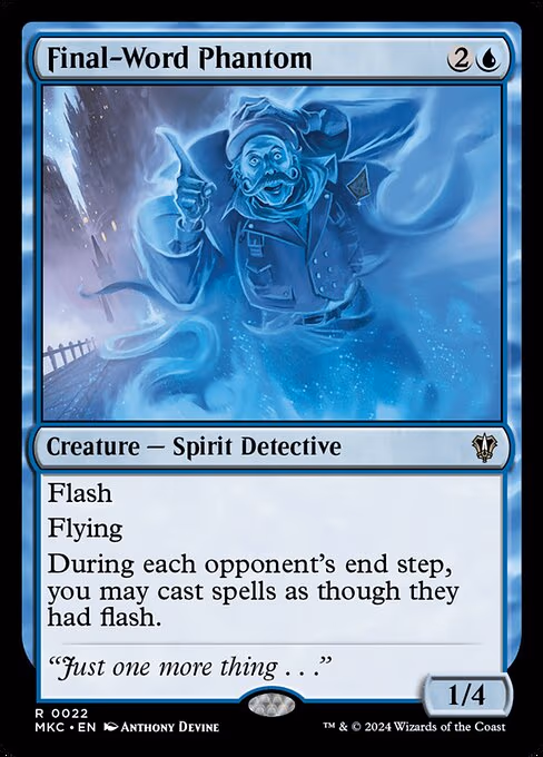 Final-Word Phantom