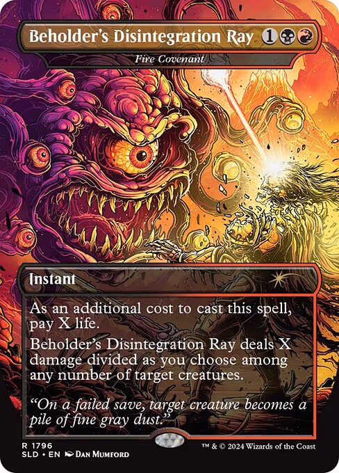 Beholder's Disintegration Ray - Fire Covenant
