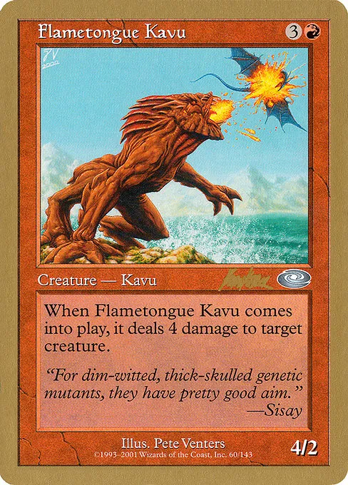 Flametongue Kavu - 2002 Brian Kibler