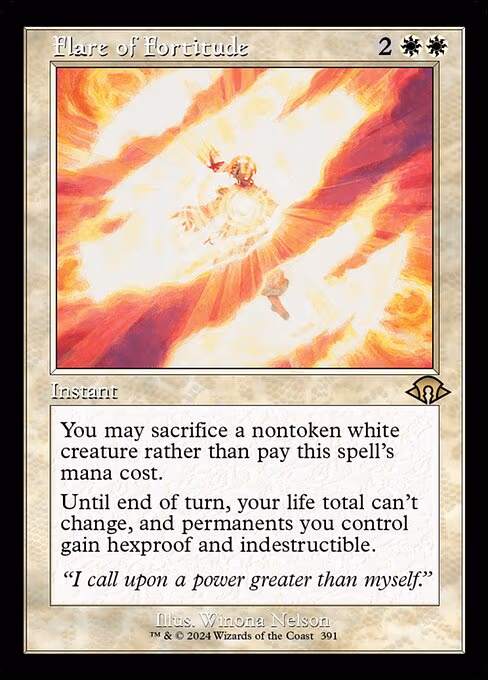 Flare of Fortitude (Retro Frame)