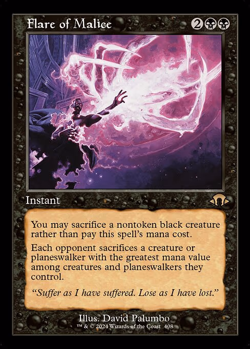 Flare of Malice (Retro Frame)