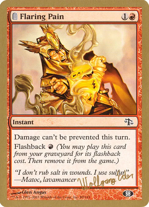 Flaring Pain - 2003 Wolfgang Eder