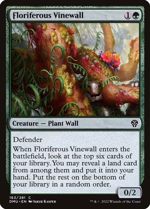 Floriferous Vinewall