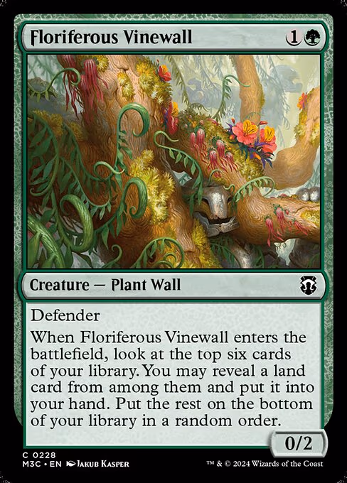 Floriferous Vinewall