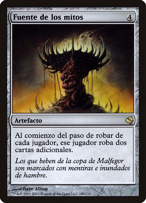 Font of Mythos (Spanish) - "Fuente de los mitos" - R (189)
