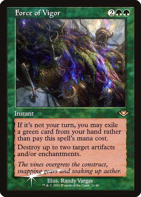 Force of Vigor (Retro Frame)