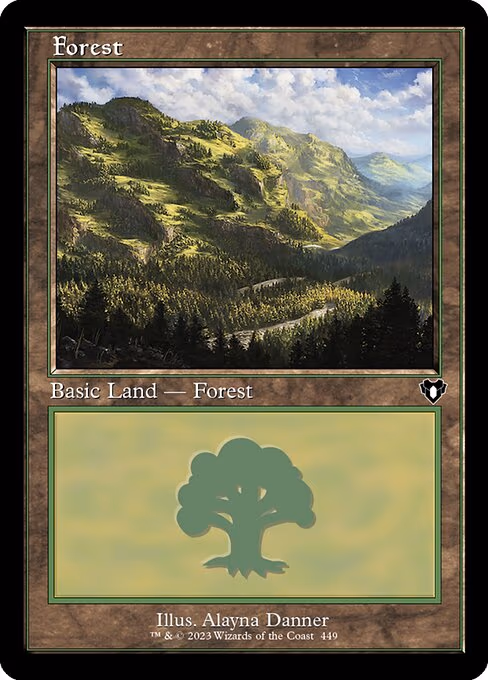 Forest (449) (Retro Frame) - L (449)