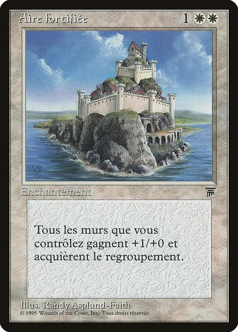 Fortified Area (French) - "Aire fortifiee" - U