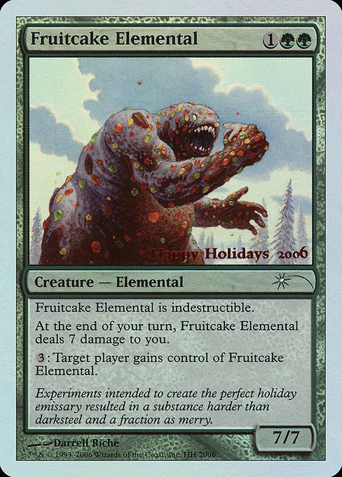 Fruitcake Elemental