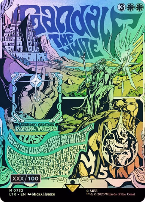Gandalf the White (Borderless Poster) (Serial Numbered)