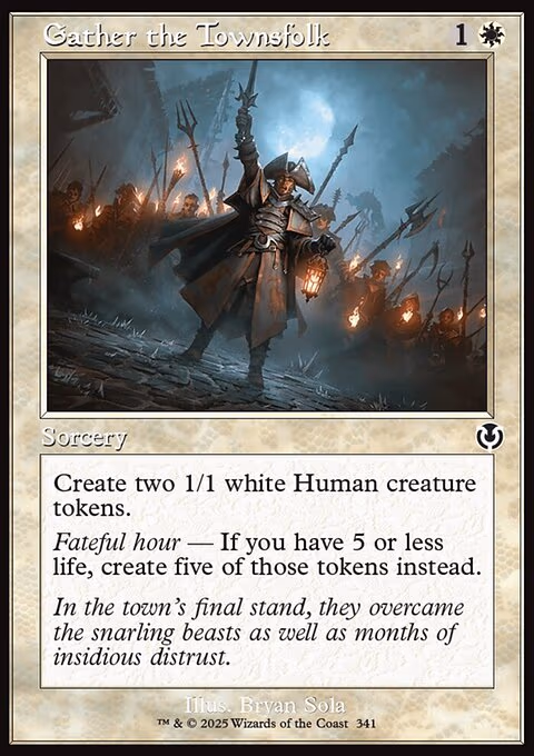 Gather the Townsfolk (Retro Frame)