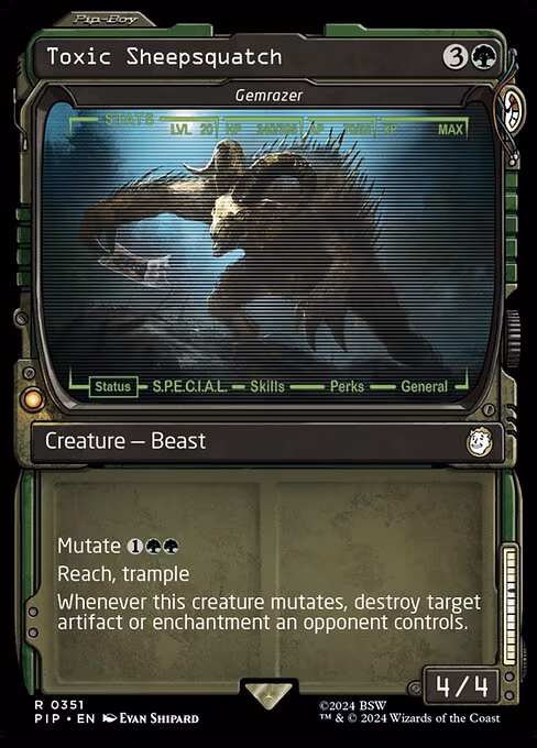 Toxic Sheepsquatch - Gemrazer