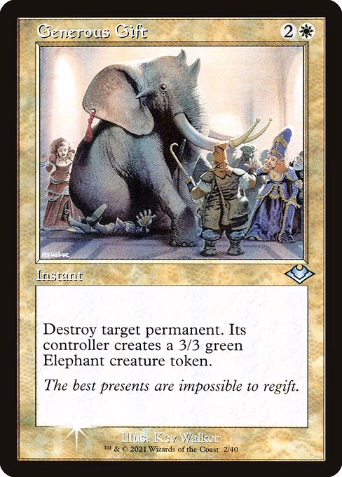 Generous Gift (Retro Frame)