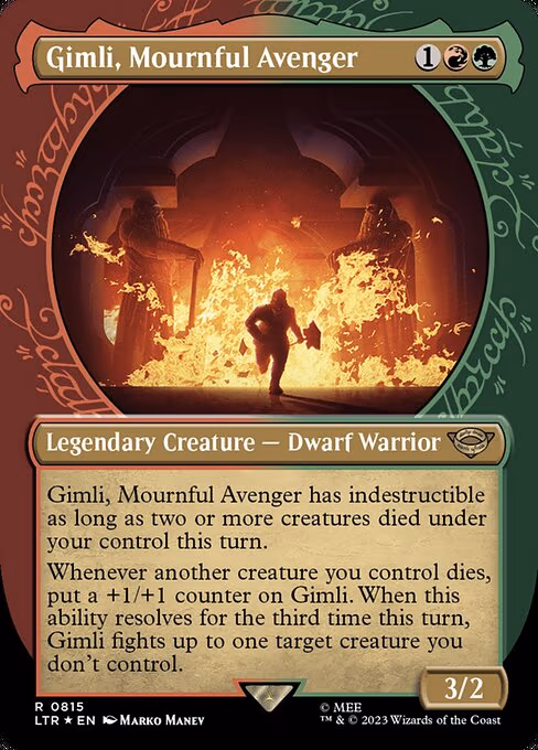 Gimli, Mournful Avenger