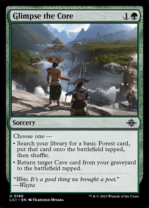 Glimpse the Core