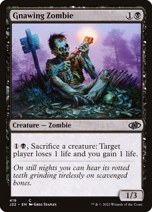 Gnawing Zombie