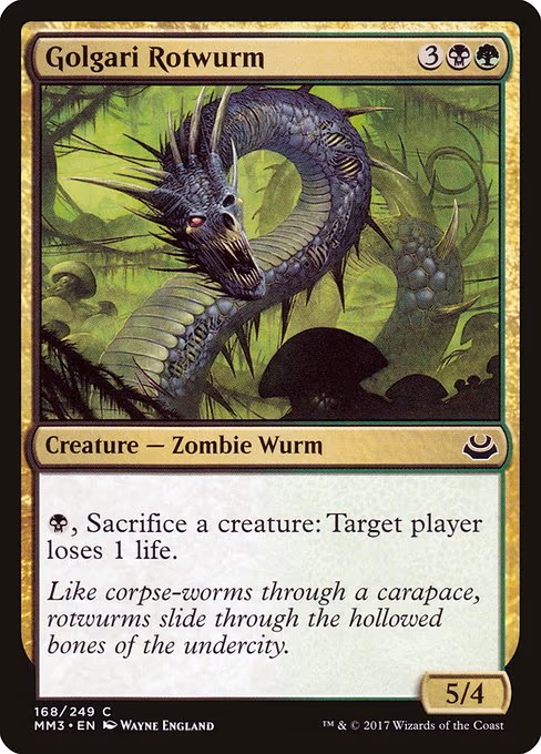Golgari Rotwurm
