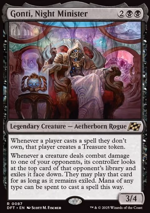 Gonti, Night Minister