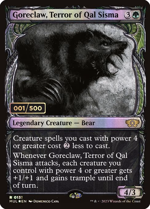 Goreclaw, Terror of Qal Sisma (Serial Numbered)