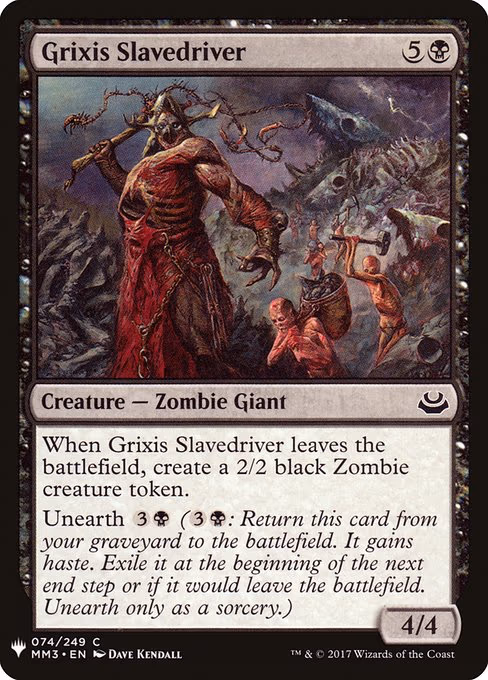 Grixis Slavedriver