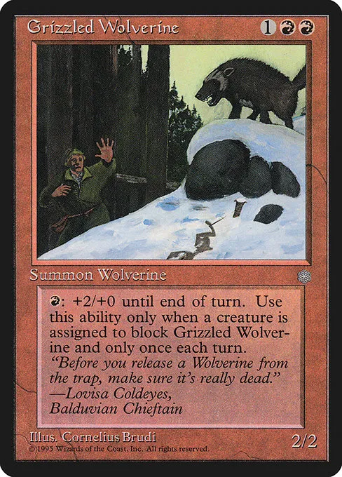 Grizzled Wolverine - C