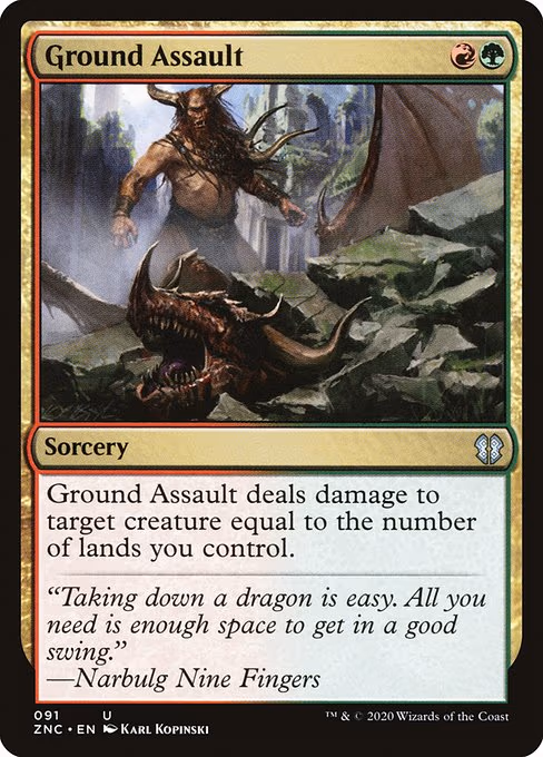 Ground Assault - U (91)