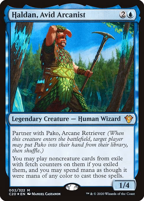 Haldan, Avid Arcanist