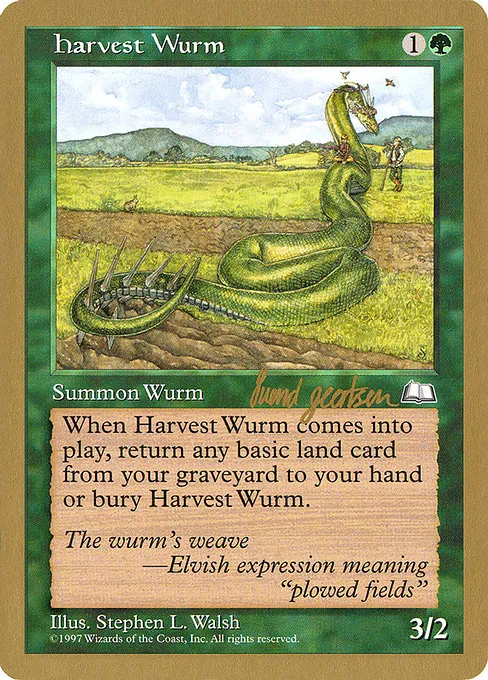 Harvest Wurm - 1997 Svend Geertsen