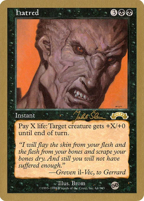 Hatred - 1999 Jakub Slemr