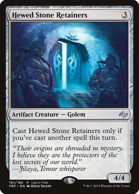 Hewed Stone Retainers