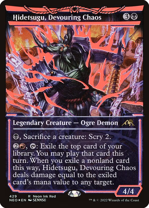 Hidetsugu, Devouring Chaos (Neon Red)