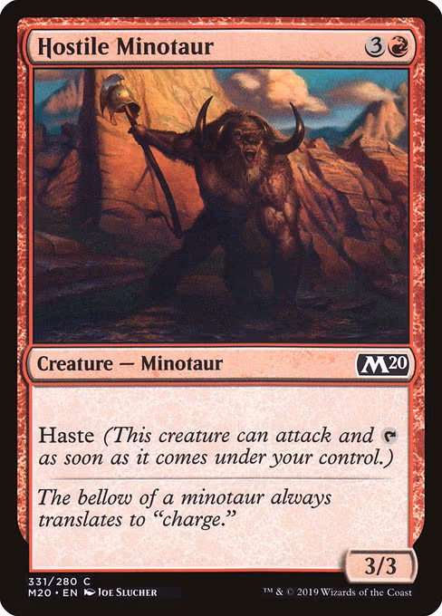 Hostile Minotaur