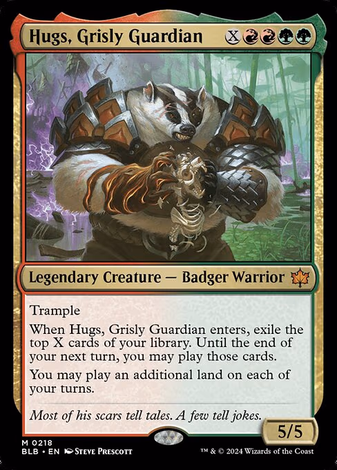 Hugs, Grisly Guardian