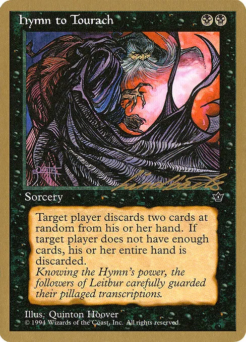 Hymn to Tourach (Cloak) - 1996 Leon Lindback