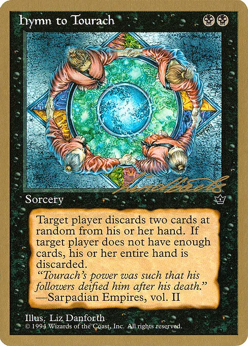 Hymn to Tourach (Circle) - 1996 Leon Lindback