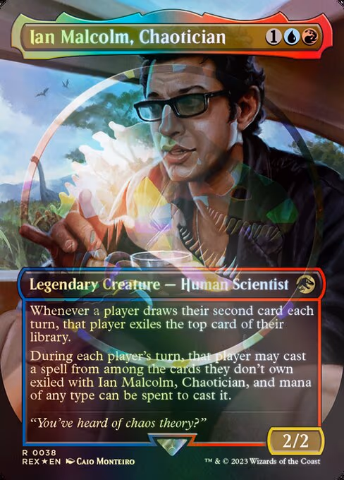 Ian Malcolm, Chaotician (Borderless) (Emblem)