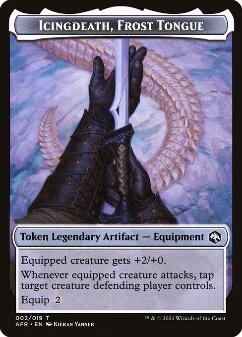 Icingdeath, Frost Tongue Token - T (2)