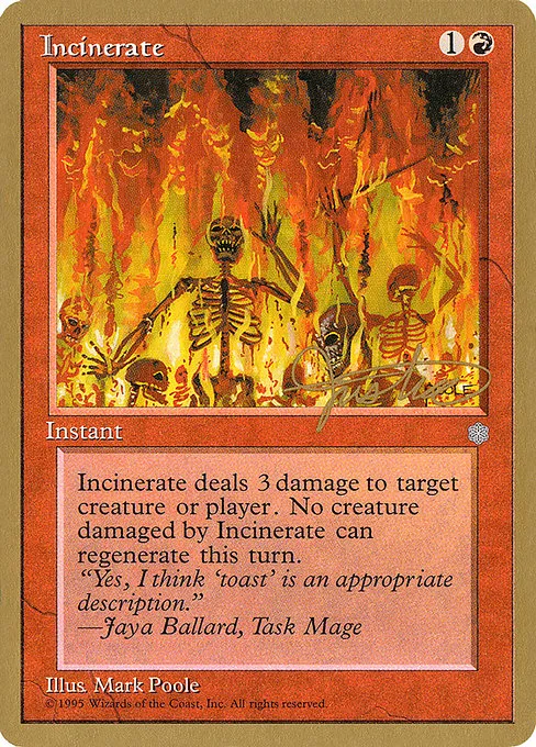 Incinerate - 1996 Mark Justice