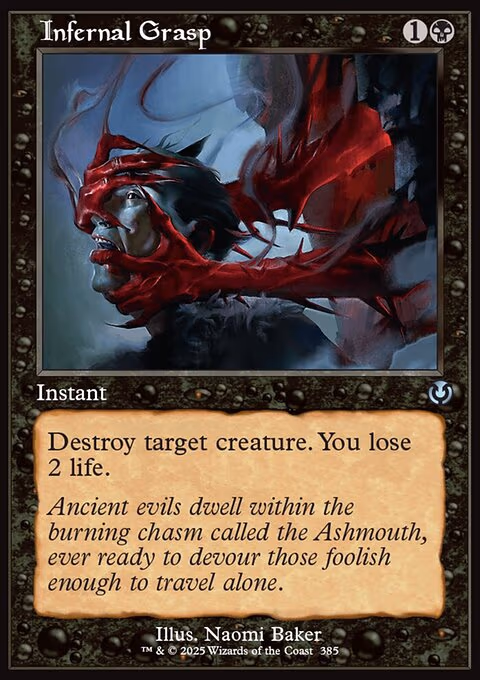 Infernal Grasp (Retro Frame)