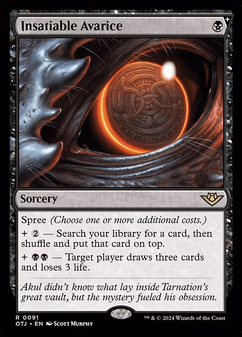 Insatiable Avarice