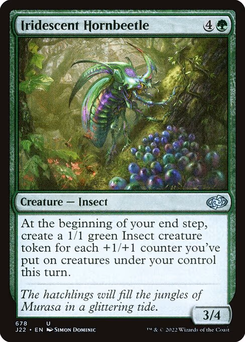 Iridescent Hornbeetle