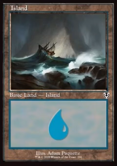 Island (291) (Retro Frame)
