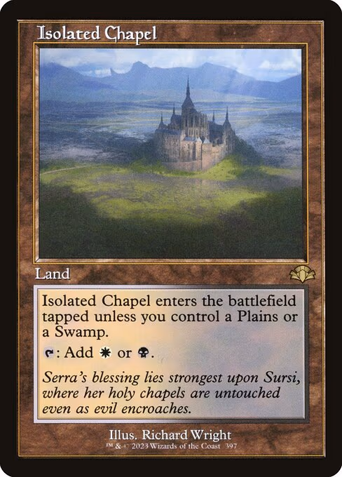 Isolated Chapel (Retro Frame)