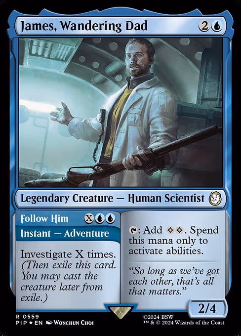 James, Wandering Dad