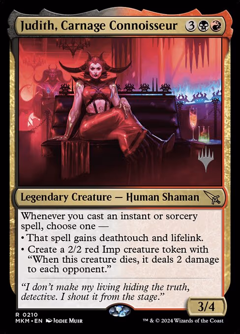 Judith, Carnage Connoisseur